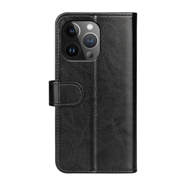 iPhone 15 Pro Max Fodral Läder Svart