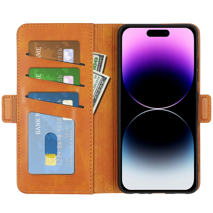  iPhone 15 Pro Max Fodral Med Magnetisk Stängning Brun