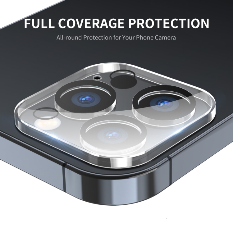 ENKAY ENKAY iPhone 15 Pro / 15 Pro Max 2-PACK Linsskydd BlackRing Härdat Glas