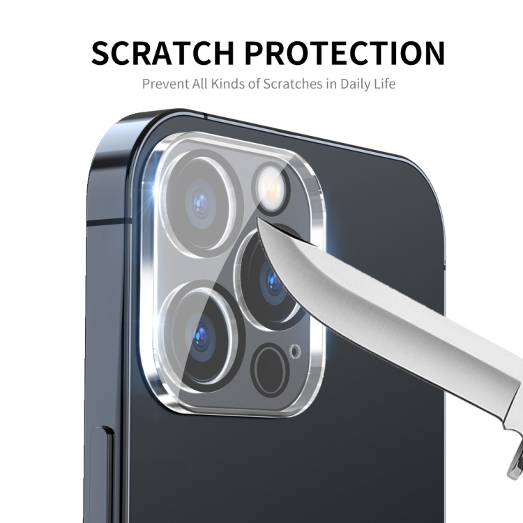 ENKAY ENKAY iPhone 15 Pro / 15 Pro Max 2-PACK Linsskydd BlackRing Härdat Glas