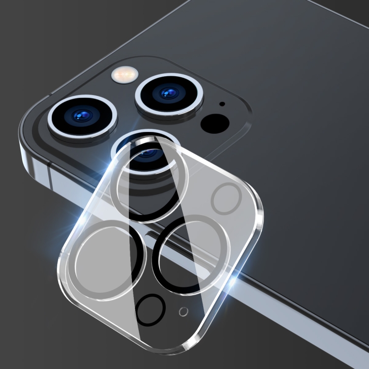 ENKAY ENKAY iPhone 15 Pro / 15 Pro Max 2-PACK Linsskydd BlackRing Härdat Glas