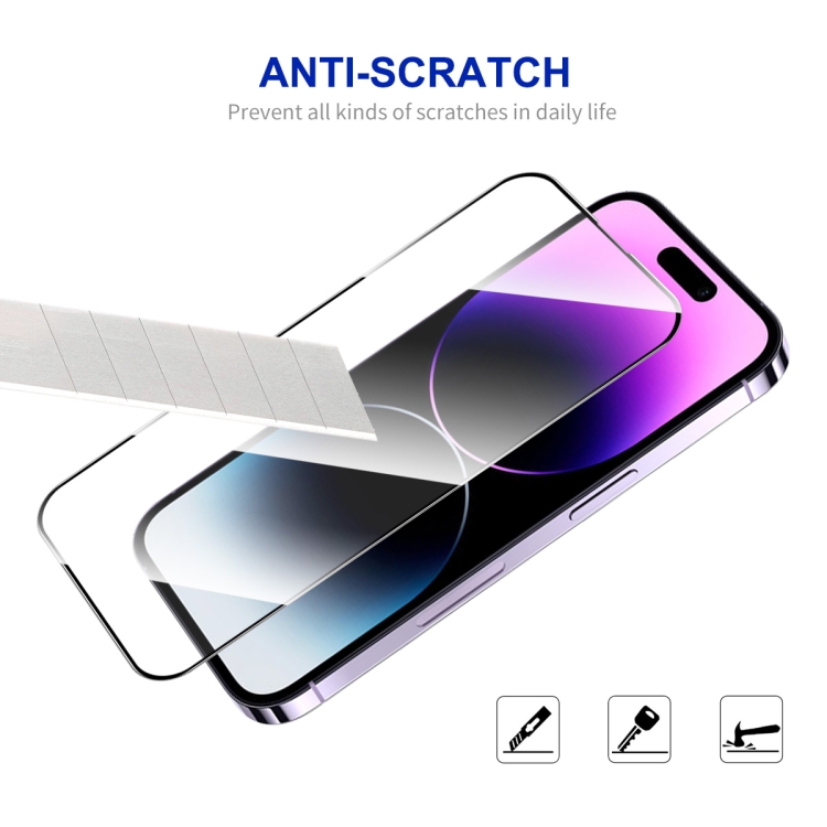 ENKAY ENKAY iPhone 15 Pro Max 2-PACK Skärmskydd Heltäckande