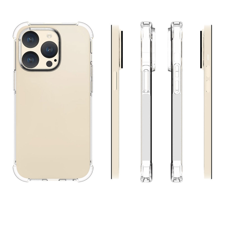  iPhone 15 Pro Skal Shockproof TPU Transparent