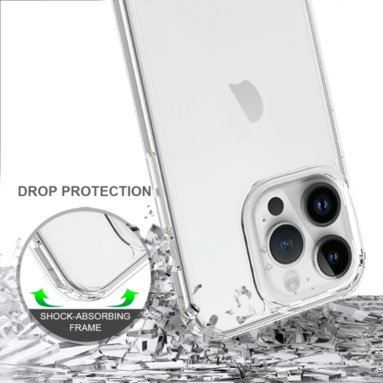  iPhone 15 Pro Skal Akryl/TPU Shockproof Svart