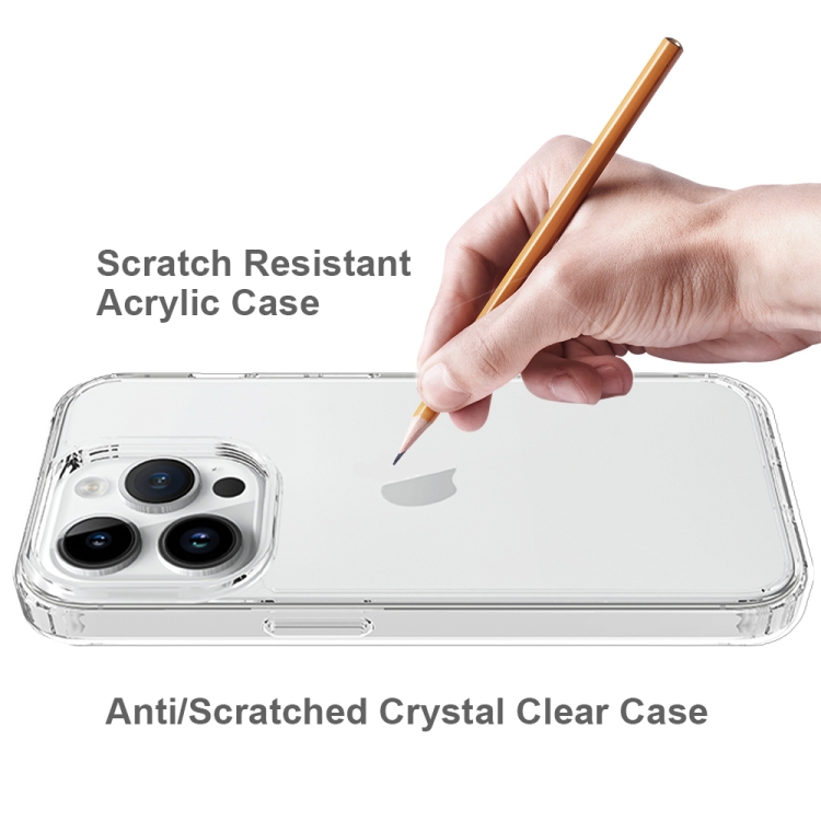  iPhone 15 Pro Skal Akryl/TPU Shockproof Svart