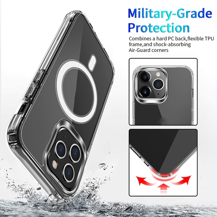  iPhone 15 Pro Skal MagSafe AirBag Transparent