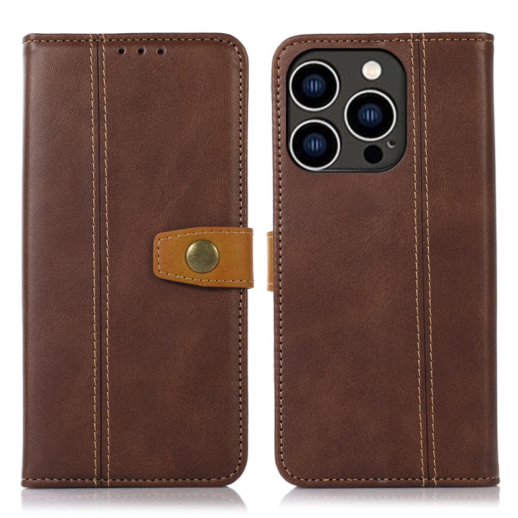  iPhone 15 Pro Fodral Dual-Color Brun