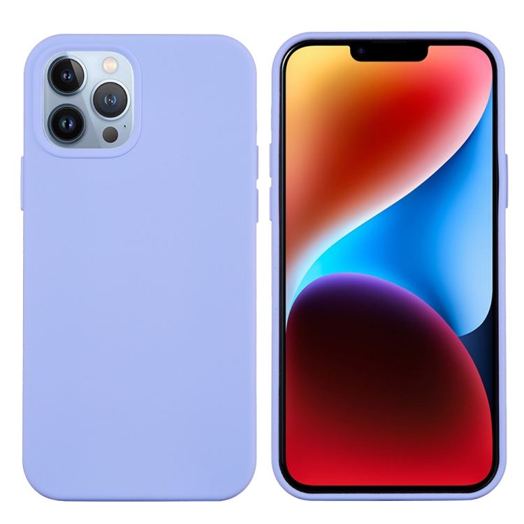  iPhone 15 Pro Skal Silikon Lila