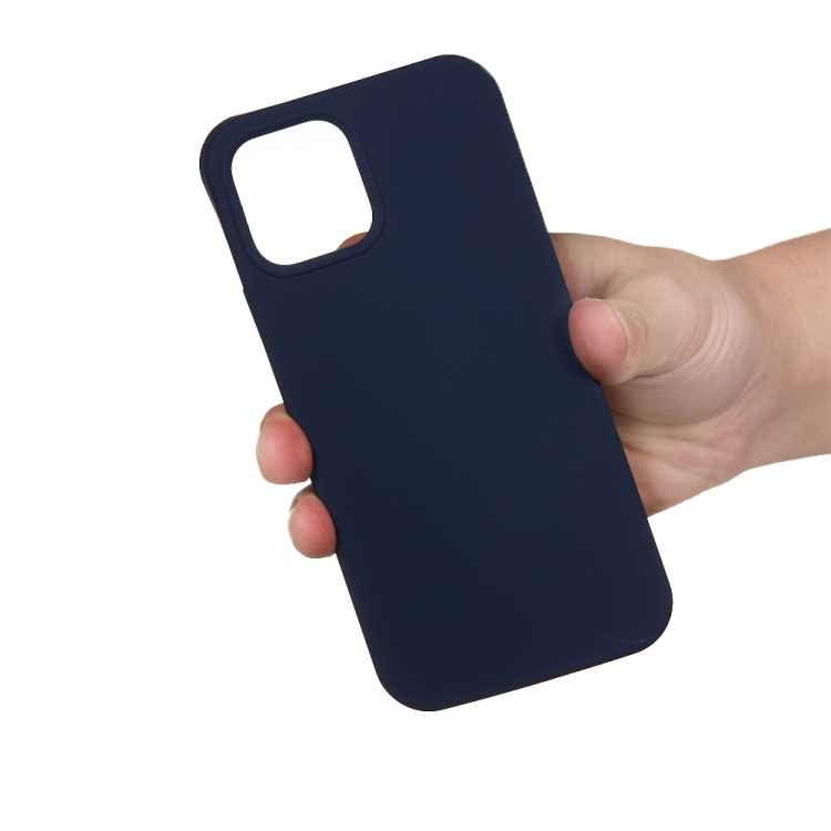  iPhone 15 Pro Skal Silikon Midnatt Blå