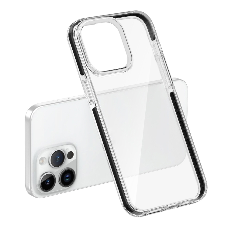  iPhone 15 Pro Skal Hybrid Dual-Color Svart