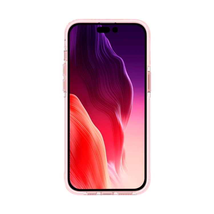  iPhone 15 Pro Skal Hybrid Dual-Color Rosa