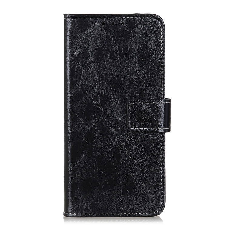 iPhone 15 Pro Fodral Retro Crazy Horse Svart