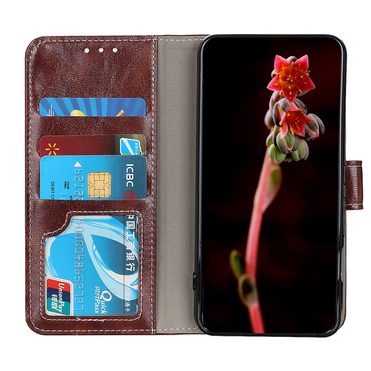  iPhone 15 Pro Fodral Retro Crazy Horse Brun