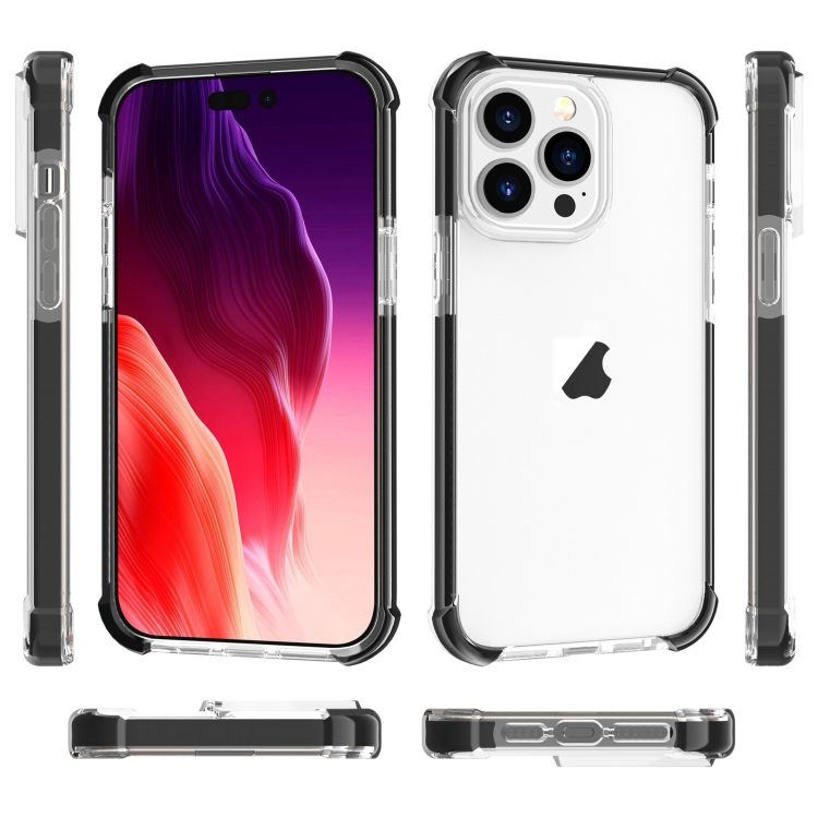  iPhone 15 Pro Skal Shockproof Akryl/TPU Svart