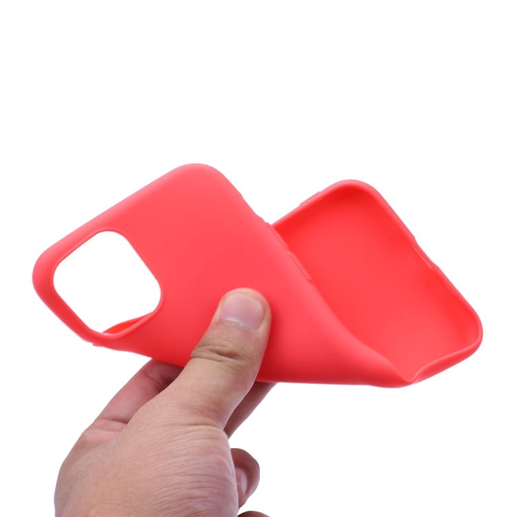  iPhone 15 Pro Skal Frostad TPU Röd