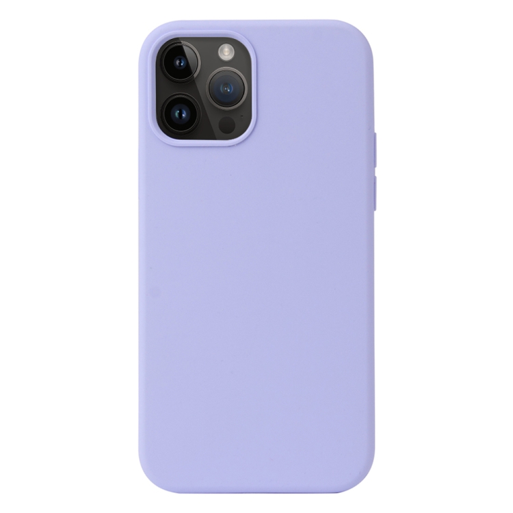  iPhone 15 Pro Skal Liquid Silikon Lila