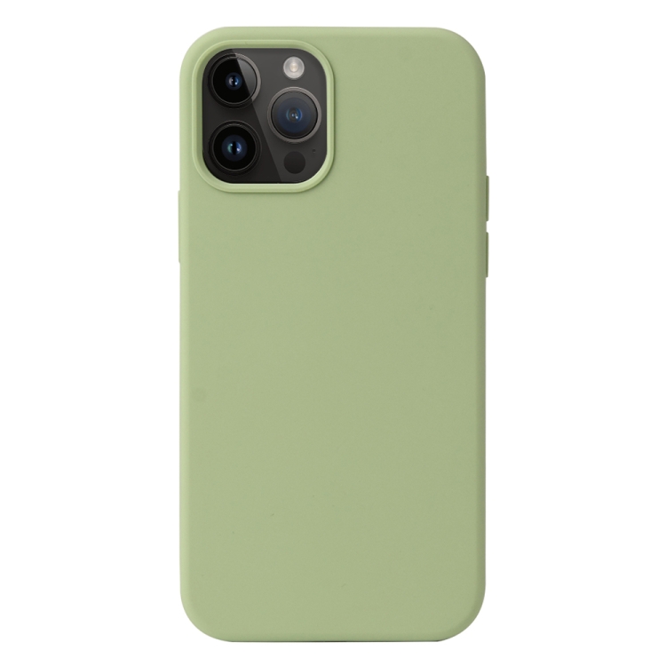  iPhone 15 Pro Skal Liquid Silikon Matcha Green