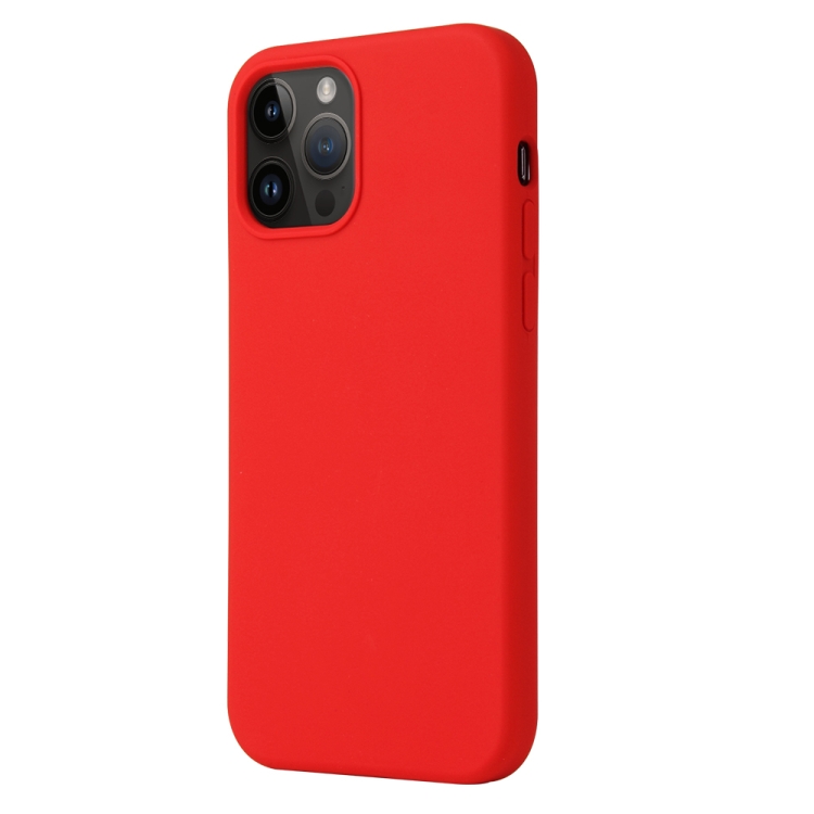  iPhone 15 Pro Skal Liquid Silikon Röd