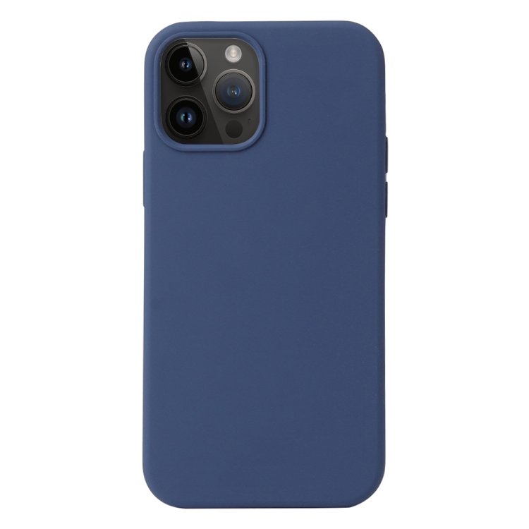  iPhone 15 Pro Skal Liquid Silikon Blå