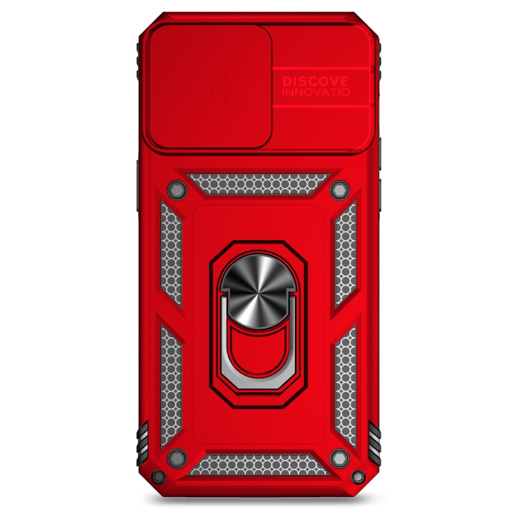  iPhone 15 Pro Skal CamShield Armor Ring Röd