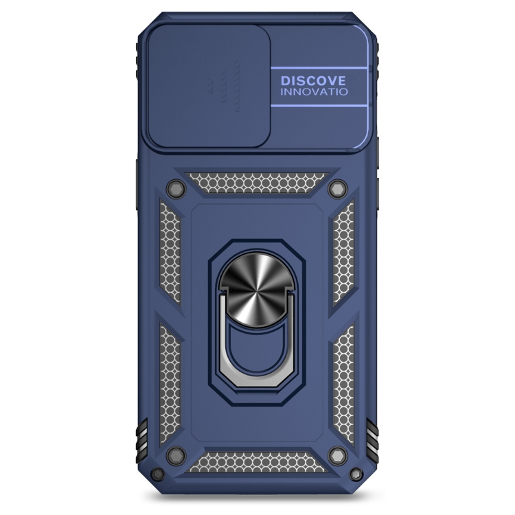  iPhone 15 Pro Skal CamShield Armor Ring Blå