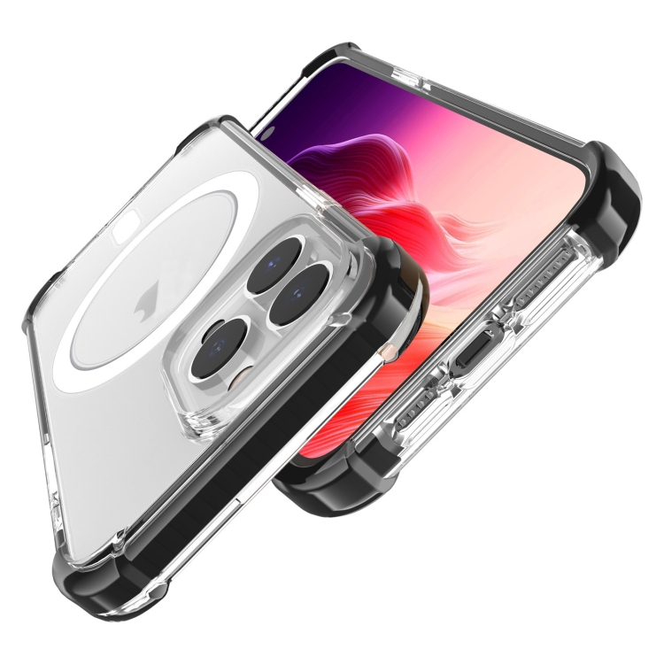  iPhone 15 Pro Skal Shockproof MagSafe Hybrid Svart