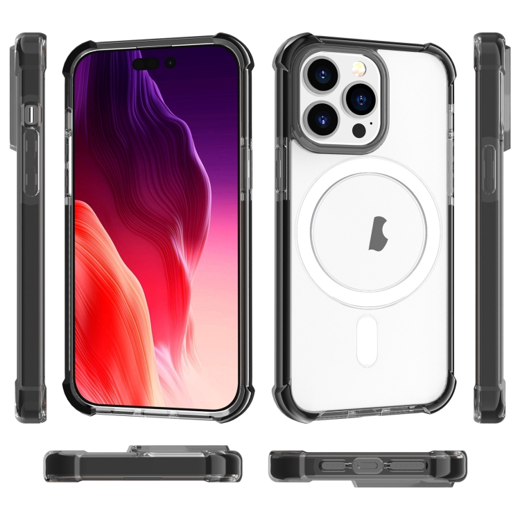  iPhone 15 Pro Skal Shockproof MagSafe Hybrid Svart