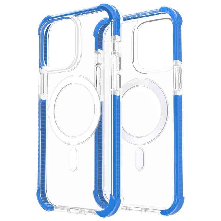  iPhone 15 Pro Skal Shockproof MagSafe Hybrid Blå