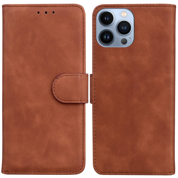  iPhone 15 Pro Fodral Skin Touch Brun