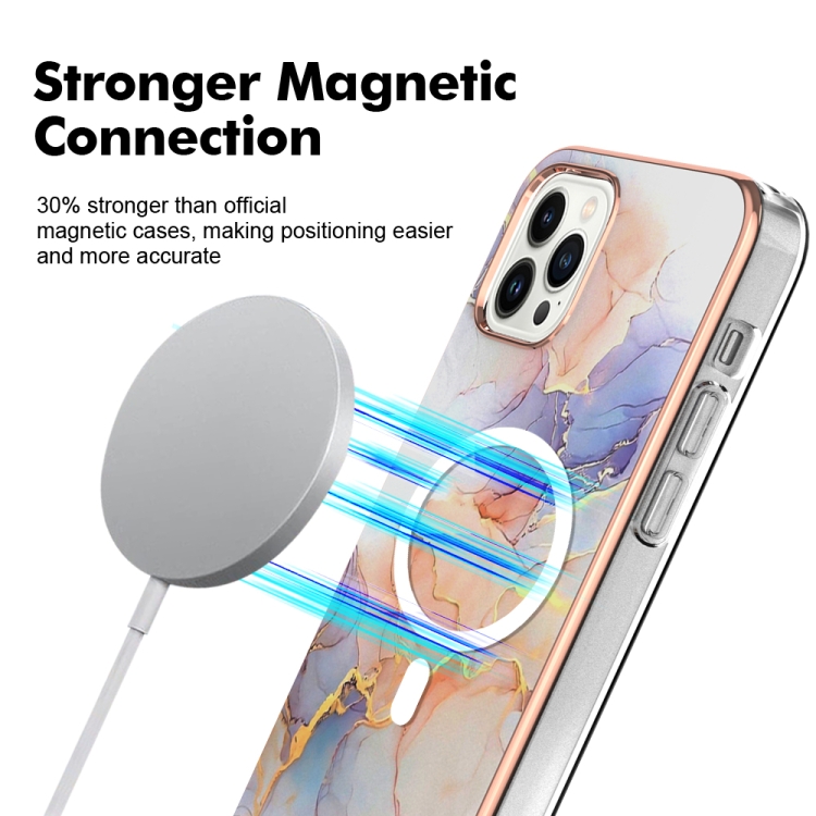  iPhone 15 Pro Skal MagSafe Marmor