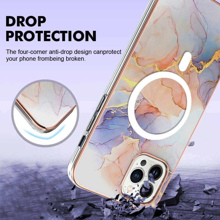  iPhone 15 Pro Skal MagSafe Marmor