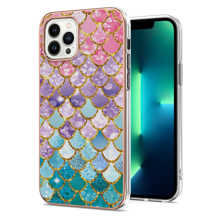  iPhone 15 Pro Skal Med Tryck Färgglatt Fjäll