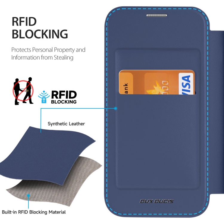 DUX DUCIS DUX DUCIS iPhone 15 Pro Fodral MagSafe Skin X Pro Blå