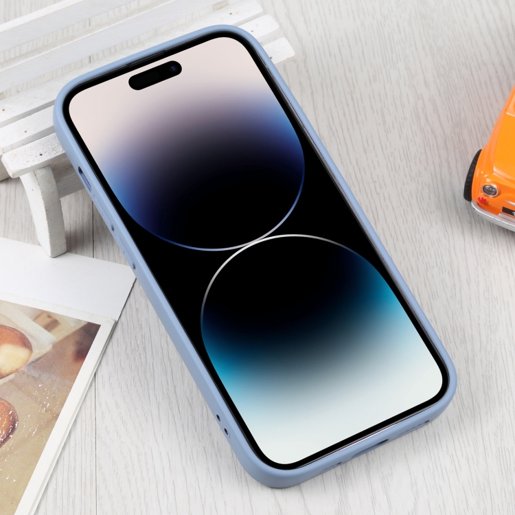  iPhone 15 Pro Skal MagSafe Liquid Silikon Lavendergrå