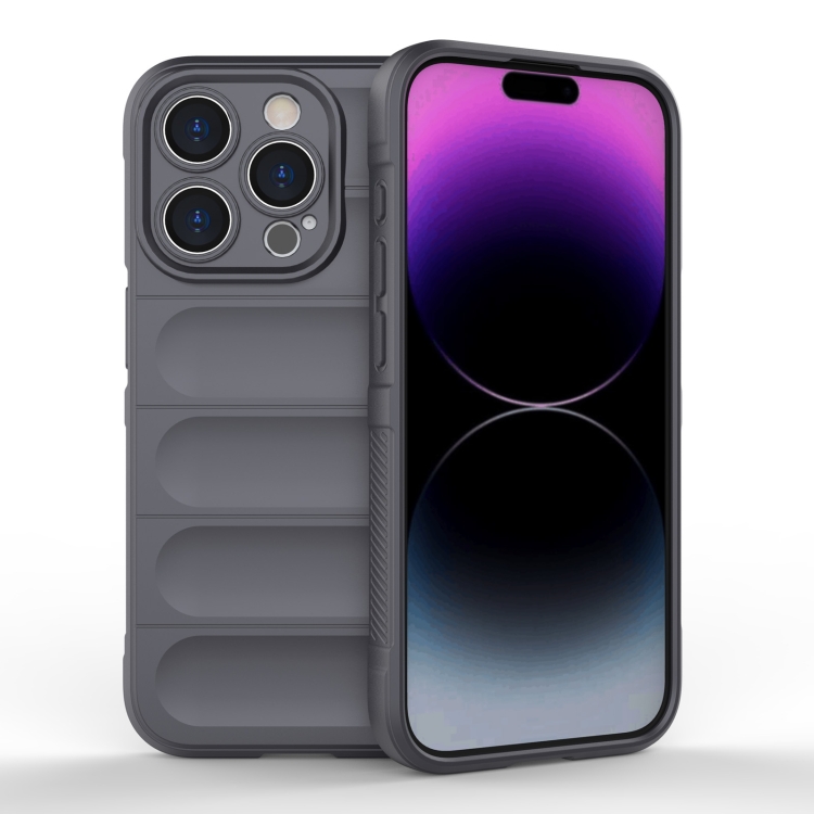  iPhone 15 Pro Skal Magic Shield Mörk Grå