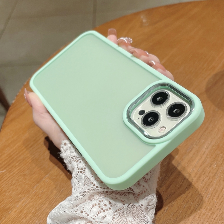  iPhone 15 Pro Skal Classic Hybrid Matt Matcha Green