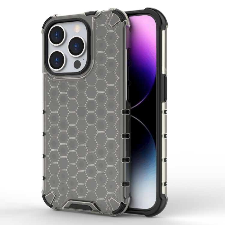  iPhone 15 Pro Skal Shockproof Honeycomb Svart