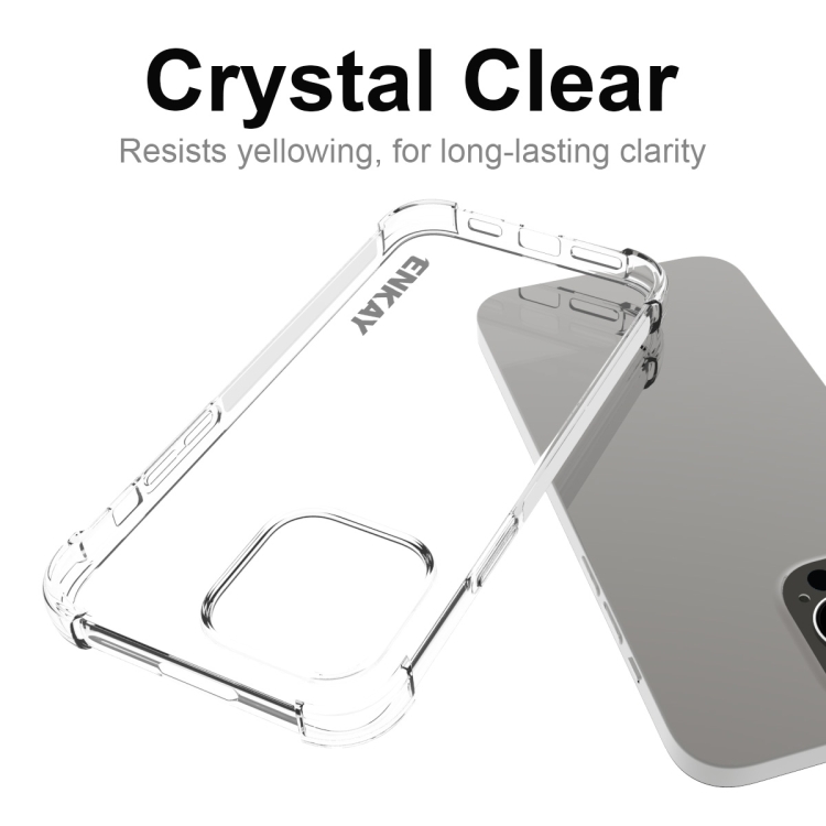 ENKAY ENKAY iPhone 15 Pro Skal Shockproof TPU Transparent