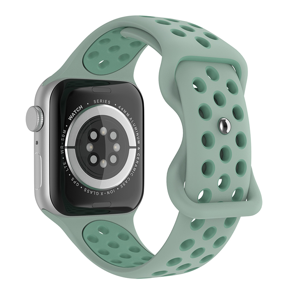 ColorPop Sportarmband Dual-Color Apple Watch 42/41/40/38 mm (M/L) Grön