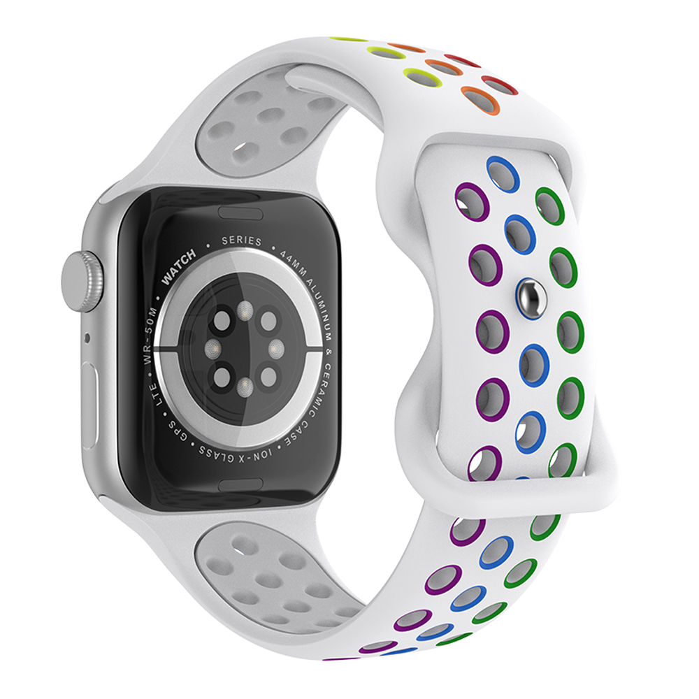 ColorPop Sportarmband Dual-Color Apple Watch 42/41/40/38 mm (S/M) Pride