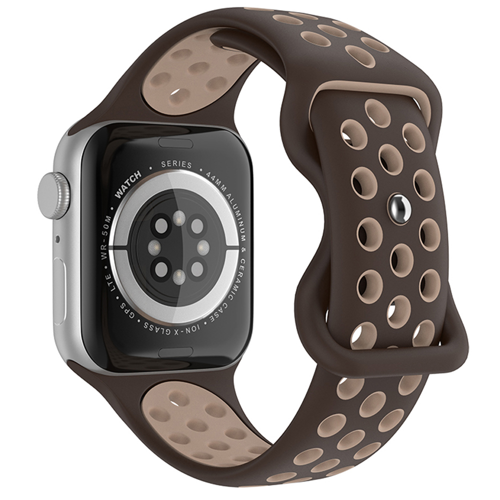 ColorPop Sportarmband Dual-Color Apple Watch 42/44/45/46/49 mm (M/L) Brun