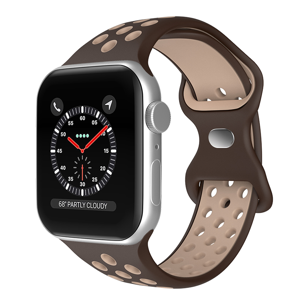 ColorPop Sportarmband Dual-Color Apple Watch 42/44/45/46/49 mm (S/M) Brun
