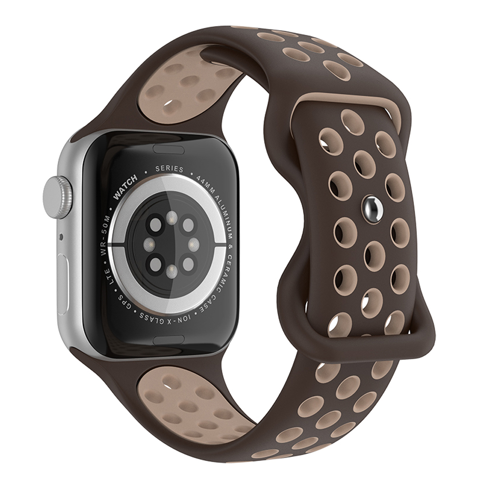 ColorPop Sportarmband Dual-Color Apple Watch 42/44/45/46/49 mm (S/M) Brun