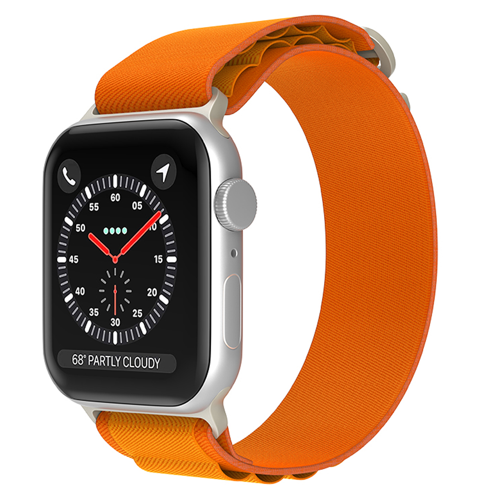 ColorPop Apple Watch 42/44/45/46/49 mm Armband Alpine Pro Loop Orange
