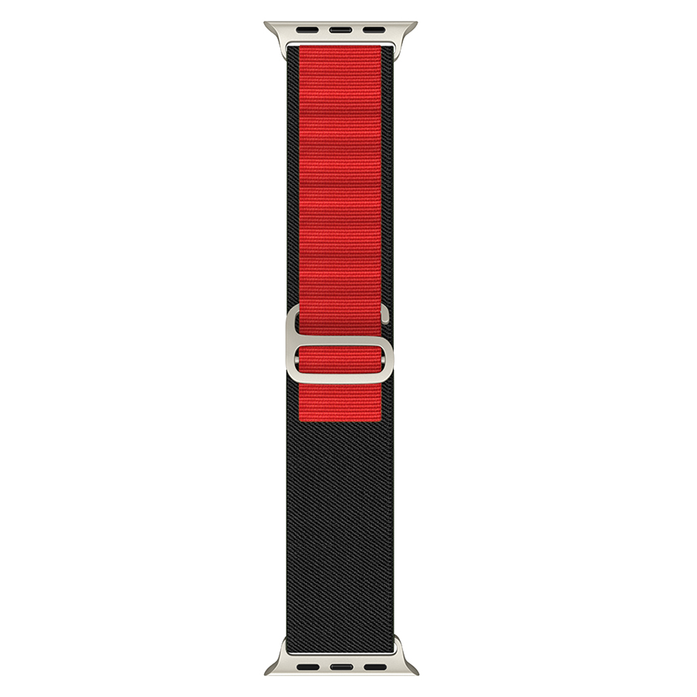 ColorPop Apple Watch 38/40/41/42 mm Armband Alpine Pro Loop Svart/Röd