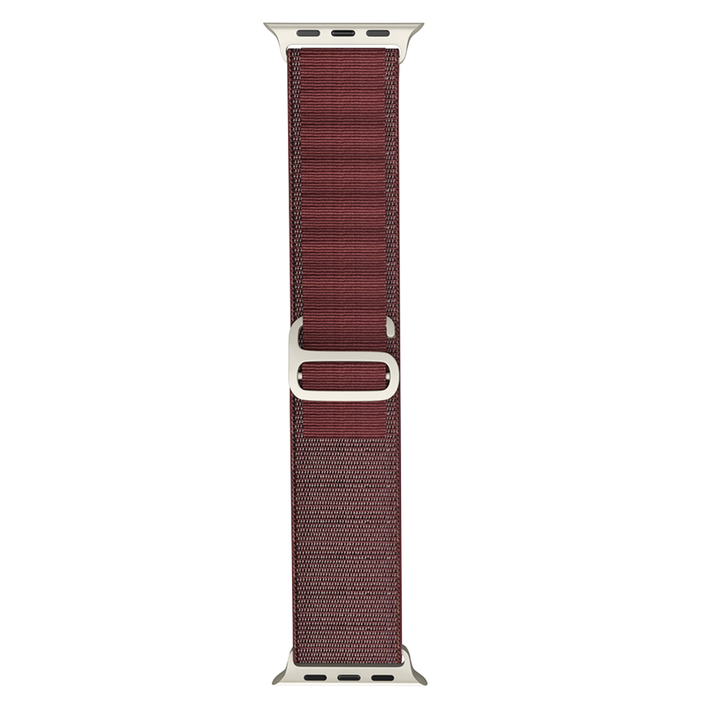 ColorPop Apple Watch 42/44/45/46/49 mm Armband Alpine Pro Loop Burgundy
