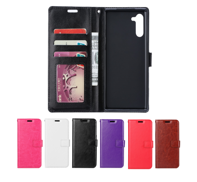  Samsung Galaxy Note 10 - Plånboksfodral - Vit
