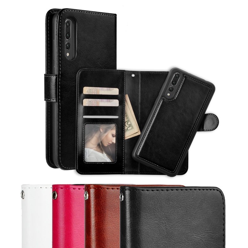  Huawei P30 - Plånboksfodral / Magnet Skal 2 in 1 - Välj Färg!