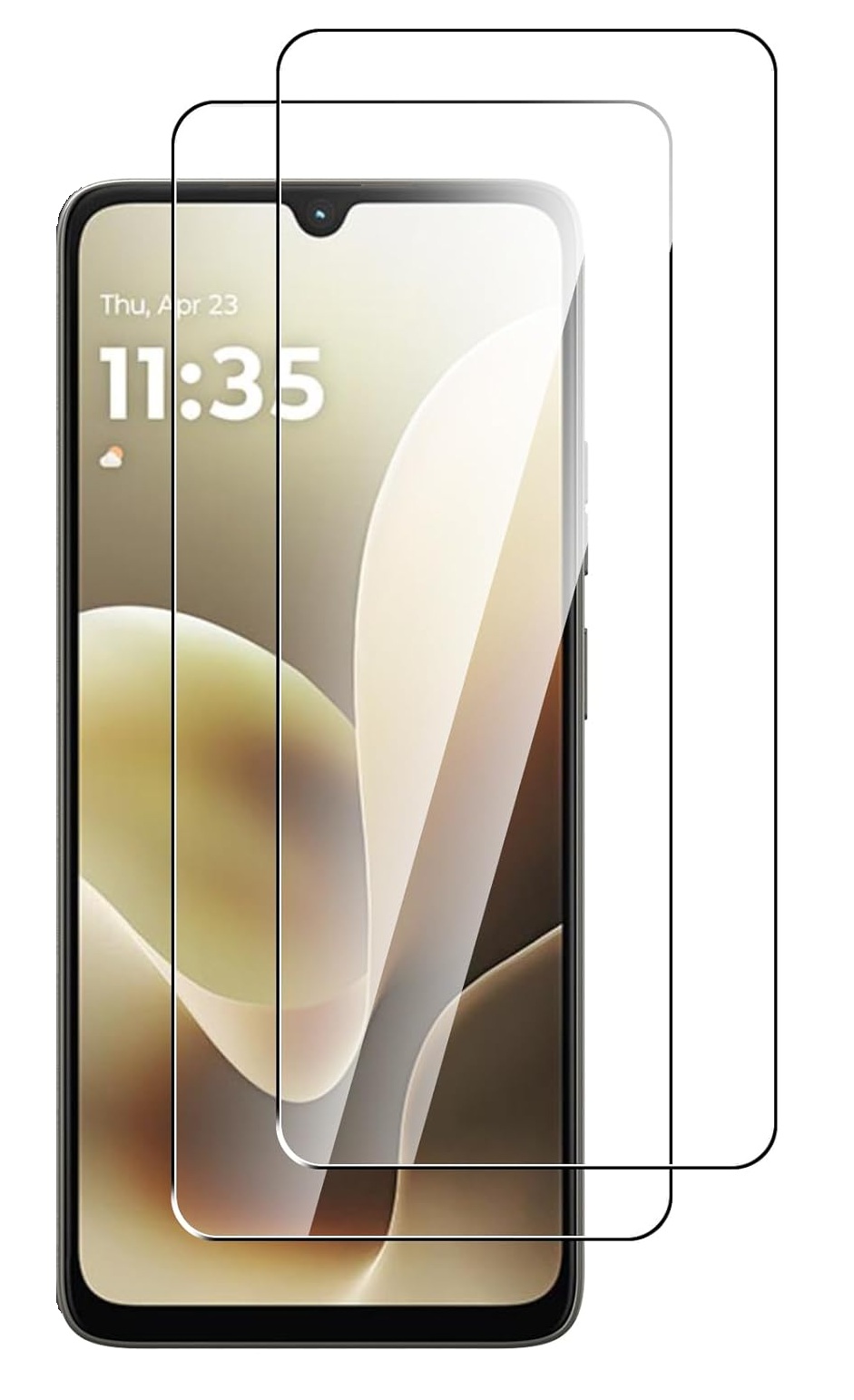  2-Pack Motorola Moto G86/G86 Power Skärmskydd i Härdat Glas