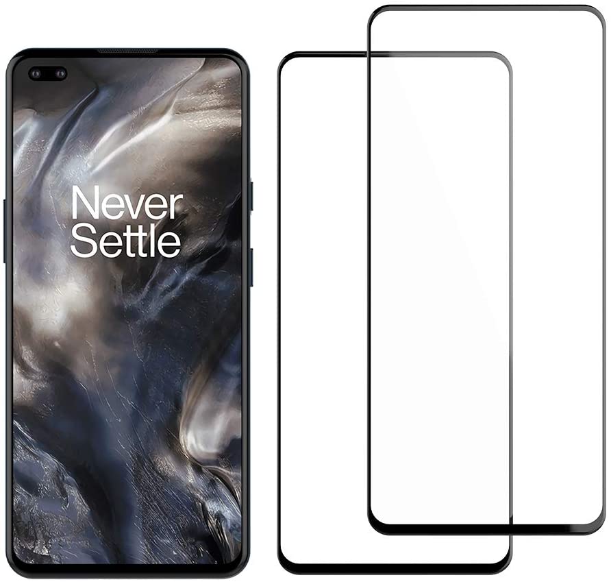  OnePlus Nord - 2-Pack Heltäckande Skärmskydd i Härdat Glas